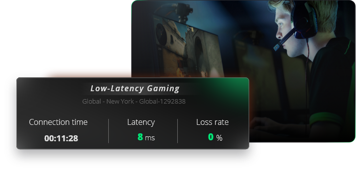   Profitez d’un gameplay à faible latence